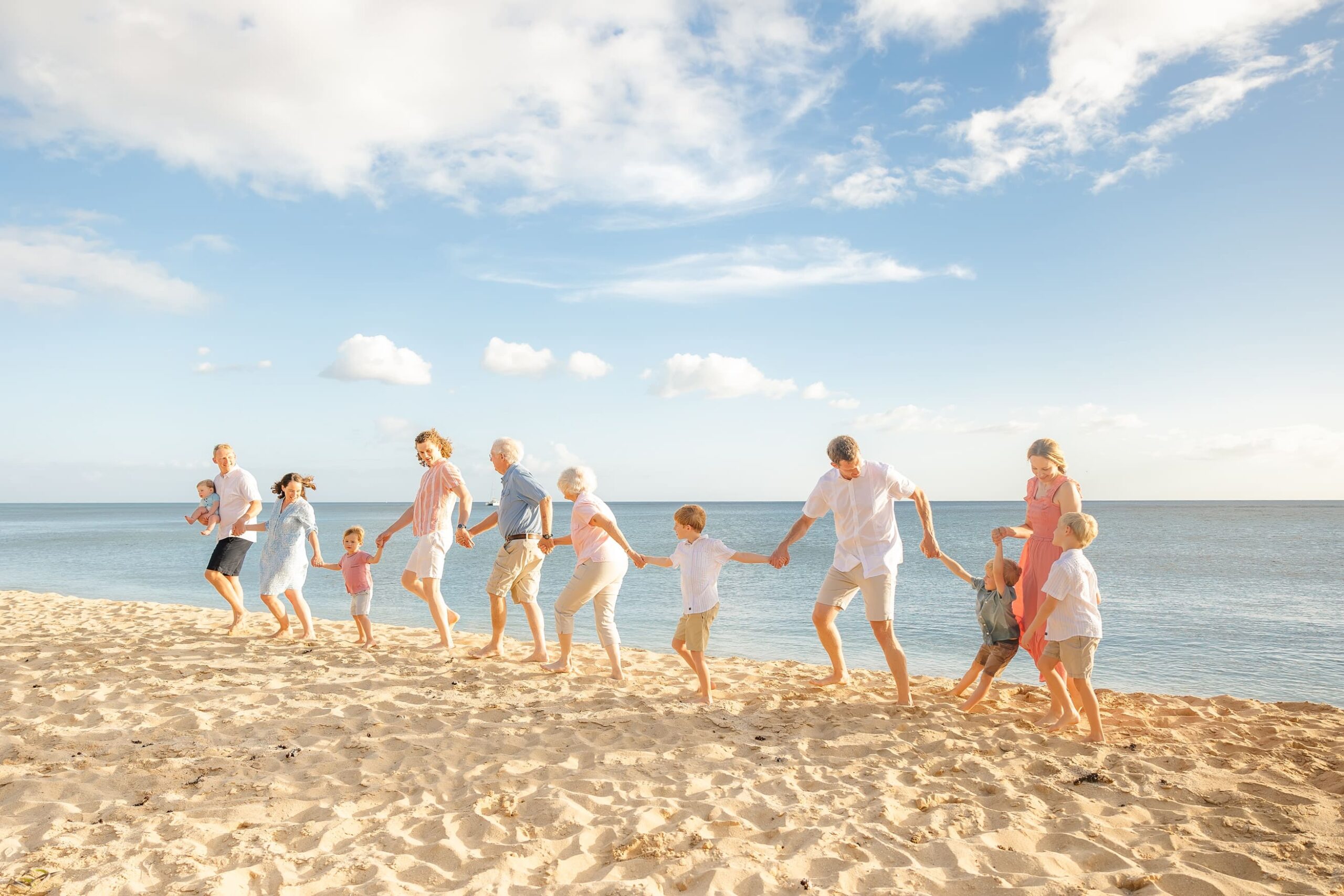 Frame by Frame: Enhancing Moments with the Family Beach Picture